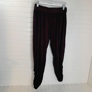 NEW Michael Lauren Pablo Core Plum Pants XS